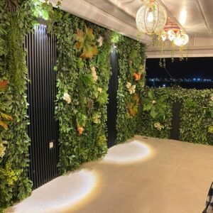 Terrasse Végétal Artificiel avec Bardages